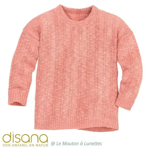 Pullover en lin et coton bio enfant - DISANA