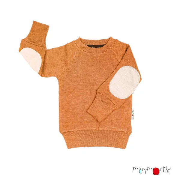 Pullover ManyMonths en laine mérinos avec renforts - Coloris 2024