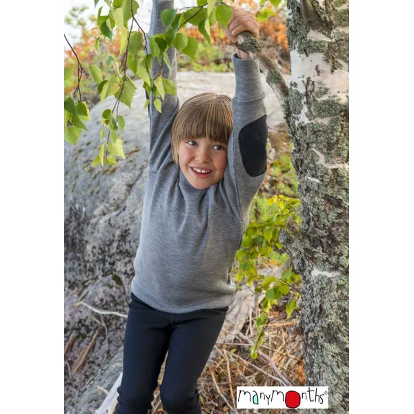 Pullover ManyMonths en laine mérinos avec renforts - Coloris 2024
