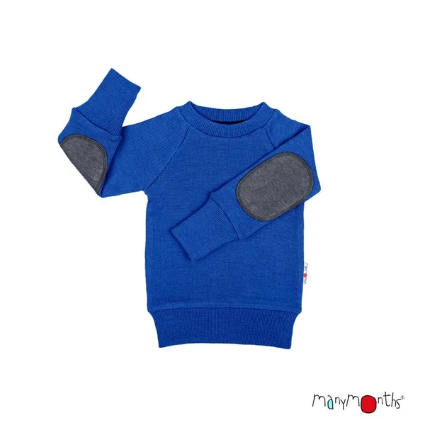 Pullover ManyMonths en laine mérinos avec renforts - Coloris 2024