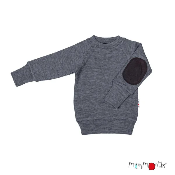 Pullover ManyMonths en laine mérinos avec renforts - Coloris 2024