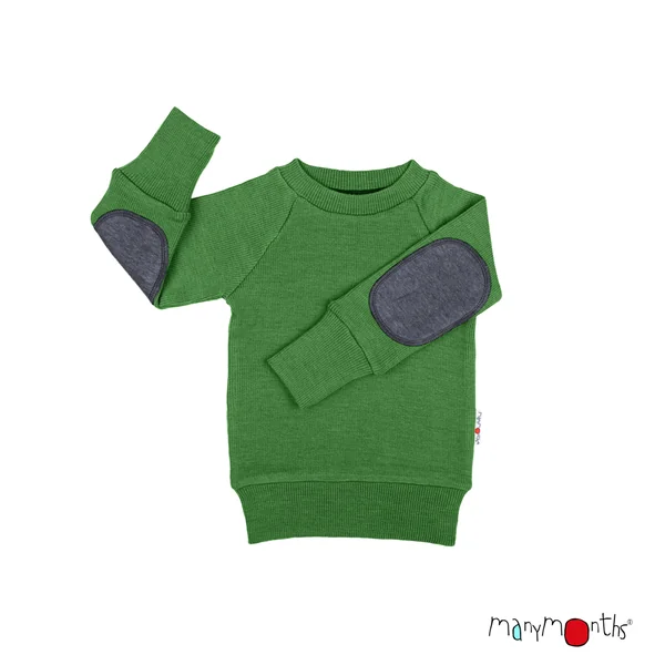 Pullover ManyMonths en laine mérinos avec renforts - Coloris 2024