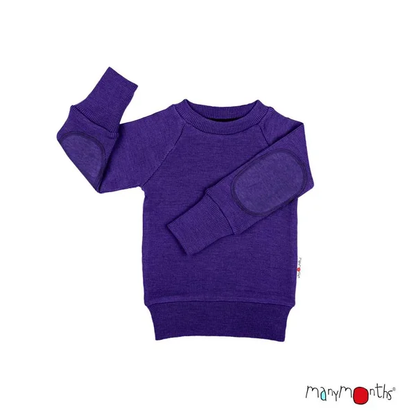 Pullover ManyMonths en laine mérinos avec renforts - Coloris 2024