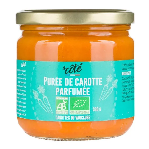 Purée de carotte parfumée - 330g