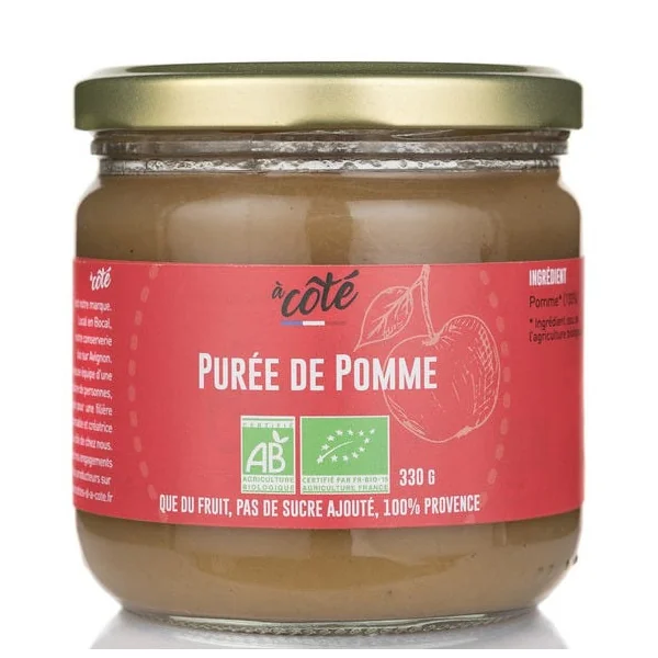 Purée de pomme sans sucre ajouté - 330g