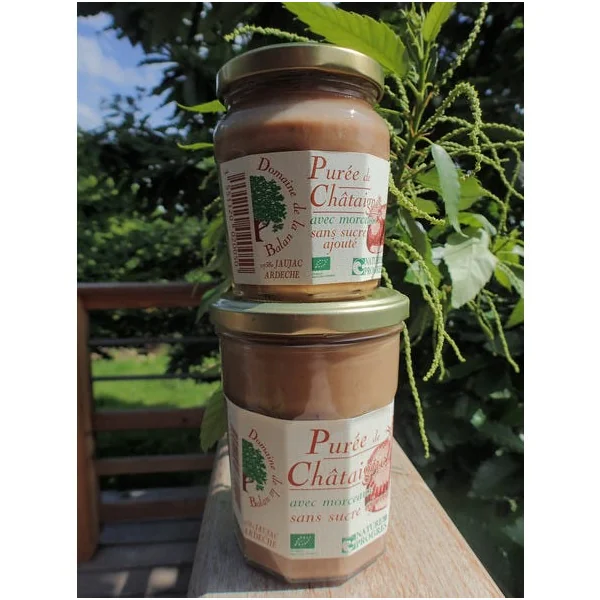 Purée sans sucre avec morceaux - 230g