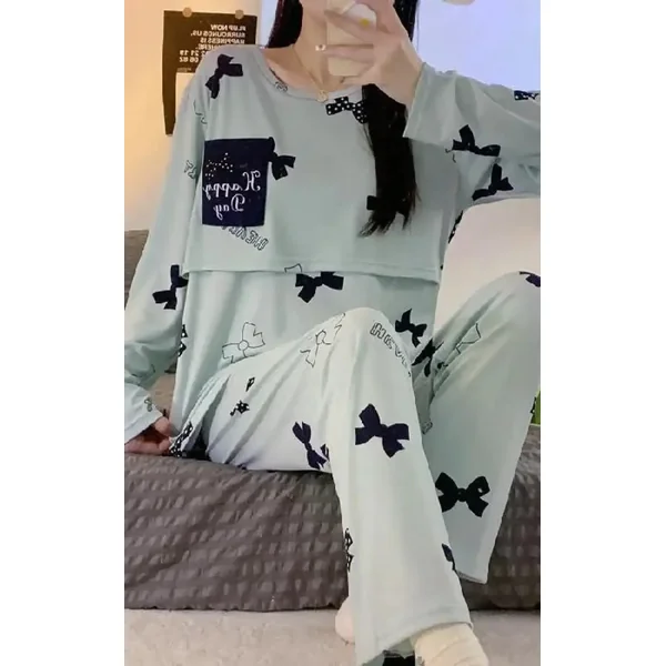 Pyjama 2 Pièces Grossesse Et Allaitement