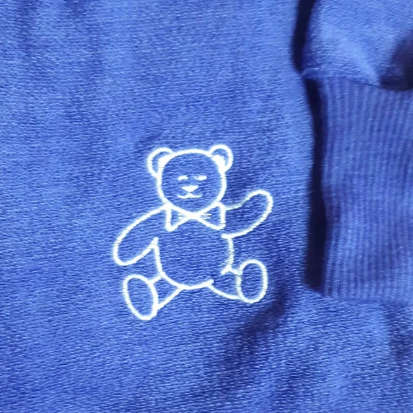 Pyjama bébé 1 pièce en éponge de laine bio avec pieds - COSILANA