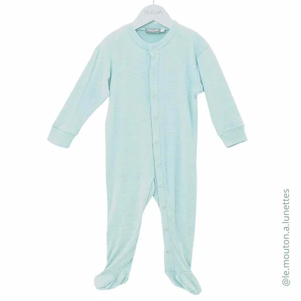 Pyjama bébé en bourrette de soie bio - ALKENA