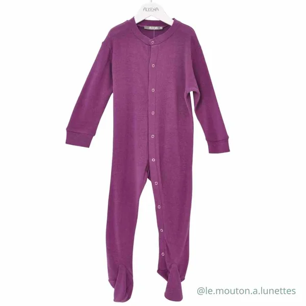 Pyjama bébé en bourrette de soie bio - ALKENA