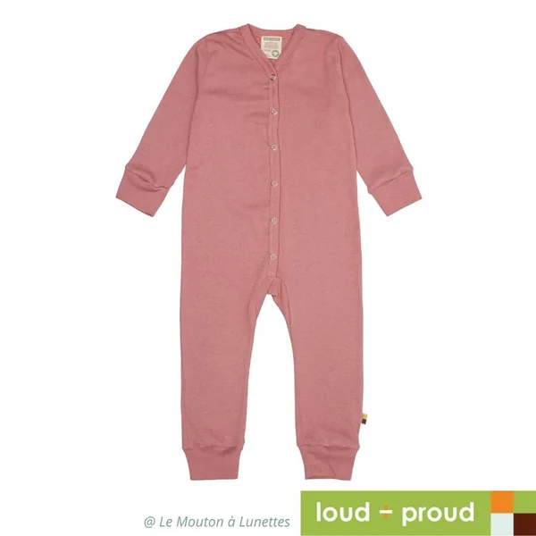 Pyjama bébé en Coton Bio 1 pièce sans pieds - Loud and Proud
