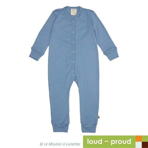 Pyjama bébé en Coton Bio 1 pièce sans pieds - Loud and Proud