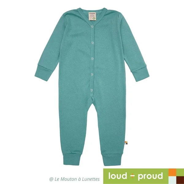 Pyjama bébé en Coton Bio 1 pièce sans pieds - Loud and Proud