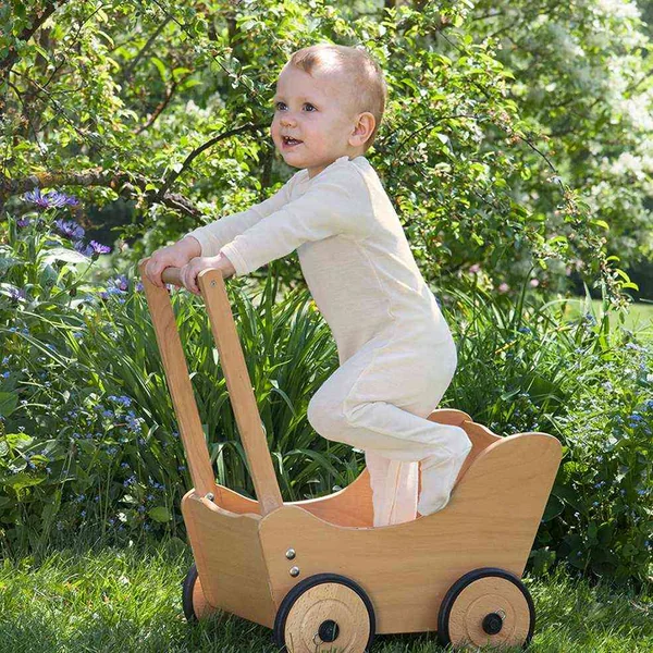 Pyjama bébé en laine et soie - Body intégral mérinos bio ENGEL NATUR