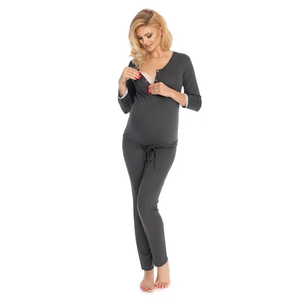 Pyjama de grossesse et d'allaitement confortable - Reste 1 Taille 36/38
