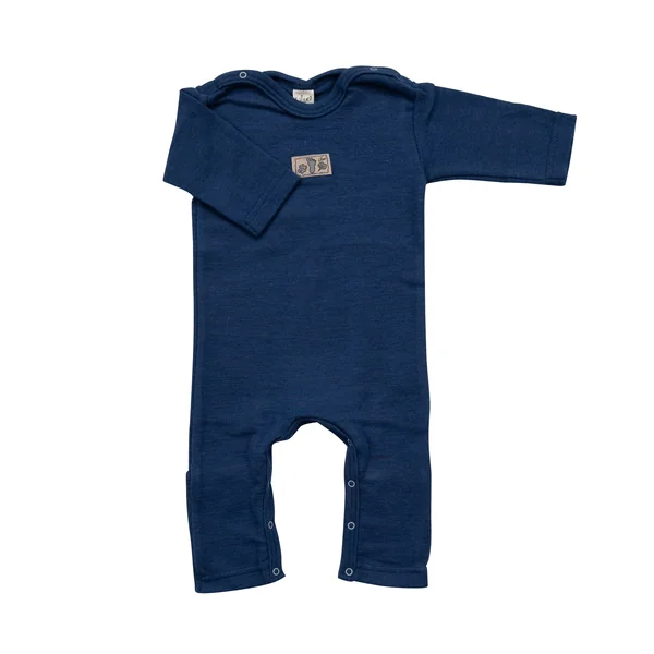 Pyjama en laine et soie avec rabats aux pieds - Body intégral LILANO