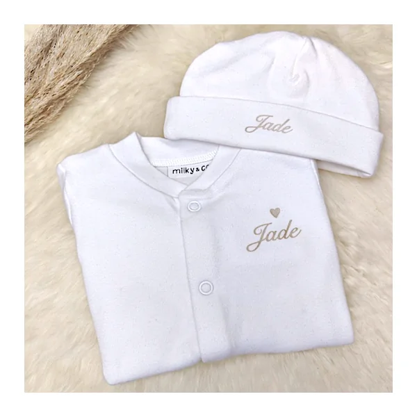 Pyjama naissance coton bio