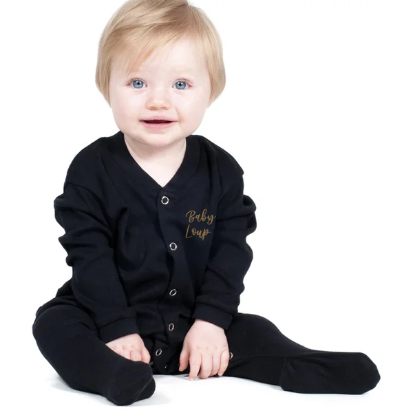 Pyjama Personnalisé Baby Blanc – Confort et Douceur pour Bébé