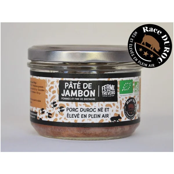 Pâté de jambon Fine de Bretagne et pommes - 190g