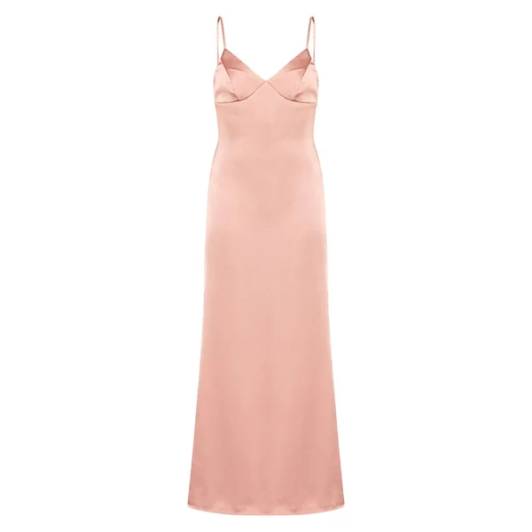 Pêche Robe Nuisette En Satin