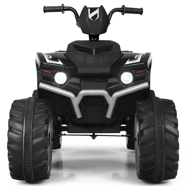 Quad Électrique 12V pour Enfants 3-7 Ans avec Lumière Musiques et Histoires 104x67x74cm pour Différents Terrains 7 Couleurs au Choix