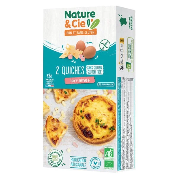 Quiches lorraines sans gluten 2x100g