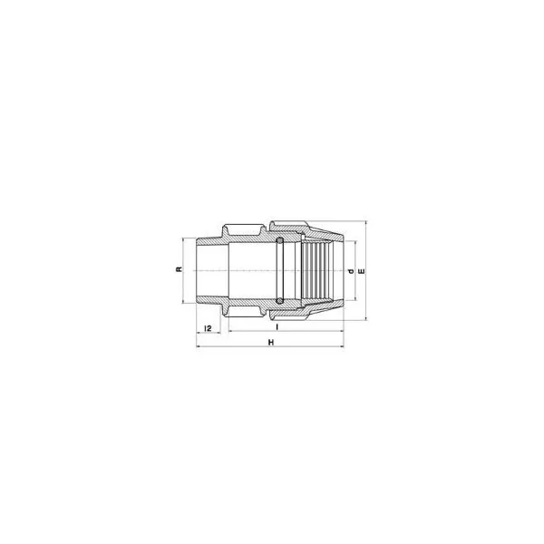 Raccord mâle Ø20 15x21-7020