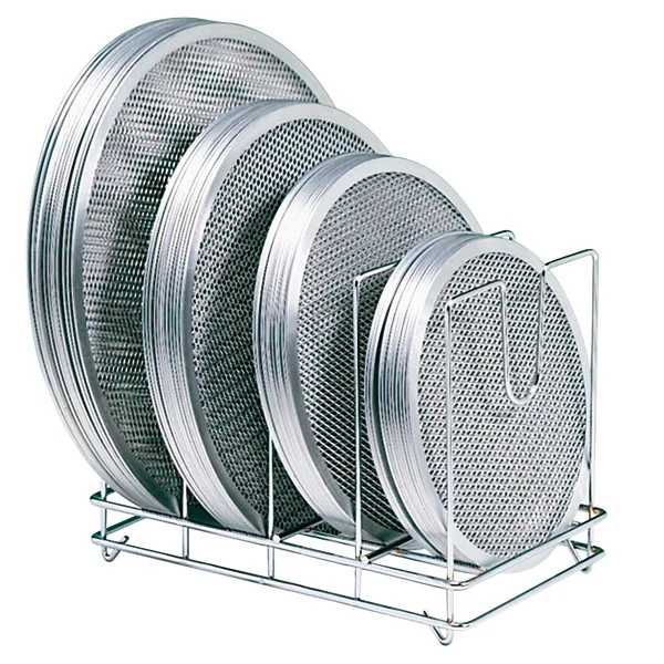 RACK POUR CERCLES GRILLES PIZZA 37x22x25 CM ARGENTE FER (1 UNITÉ) - Garcia de Pou