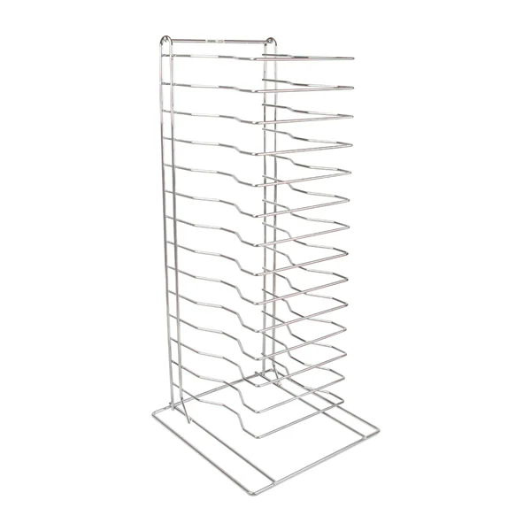 RACK À PIZZA 15 NIVEAUX 30,4x30,4x68 CM ARGENTE METAL (1 UNITÉ) - Garcia de Pou