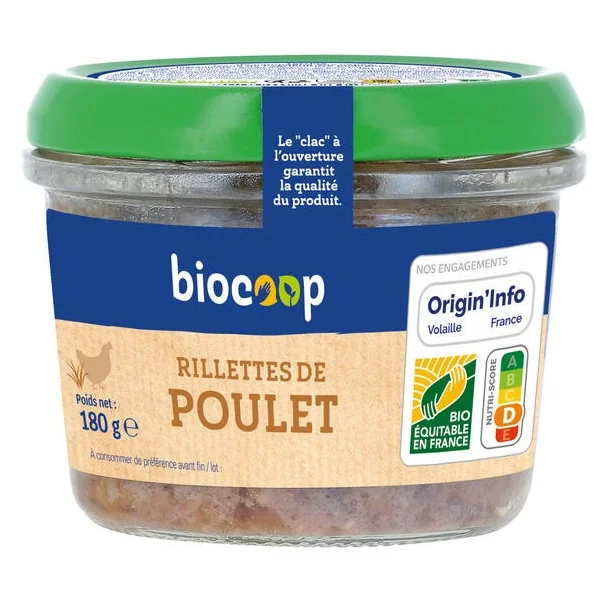 Rillettes de poulet 180g