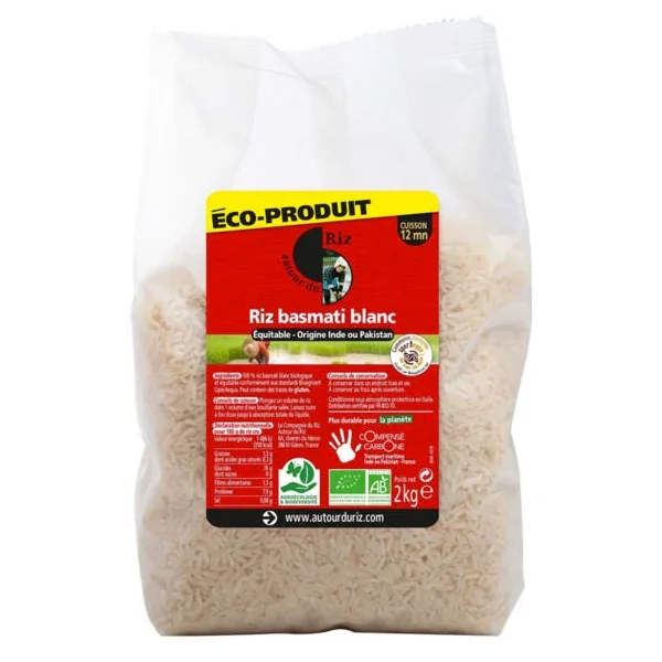 Riz basmati blanc 2kg