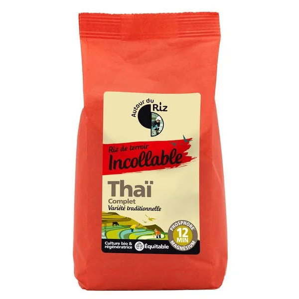 Riz thaï complet étuvé 500g