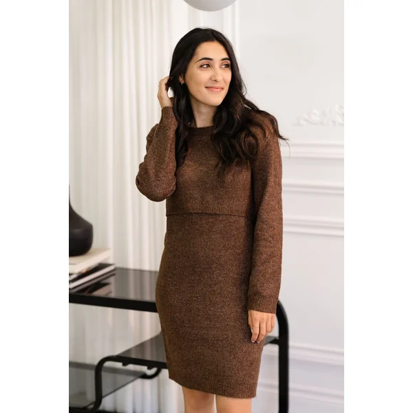 Robe AGNÈS - cannelle