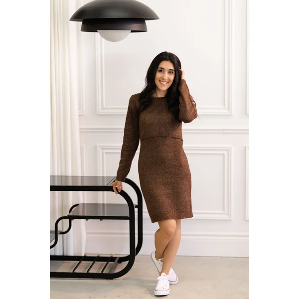 Robe AGNÈS - cannelle