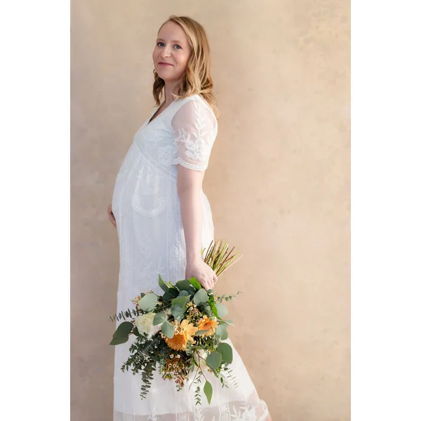 Robe AMÉLIA - dentelle blanche