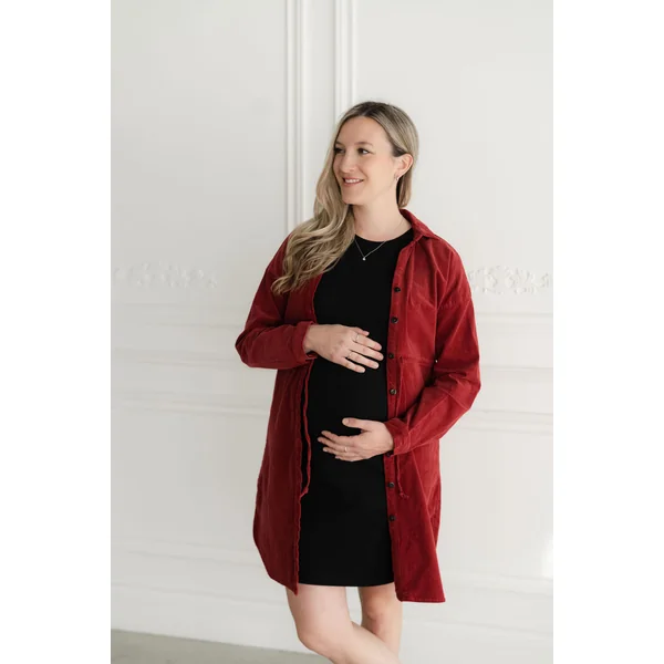 Robe chemise en corduroy - grenadine