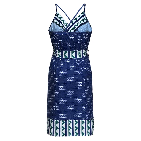 Robe courte avec motifs colorés