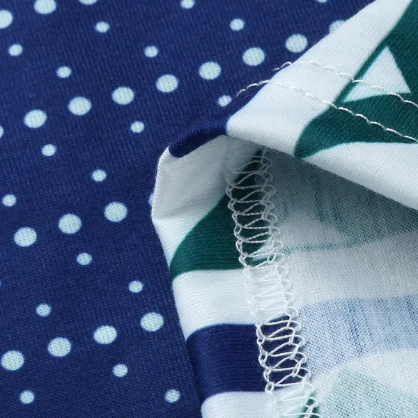Robe courte avec motifs colorés