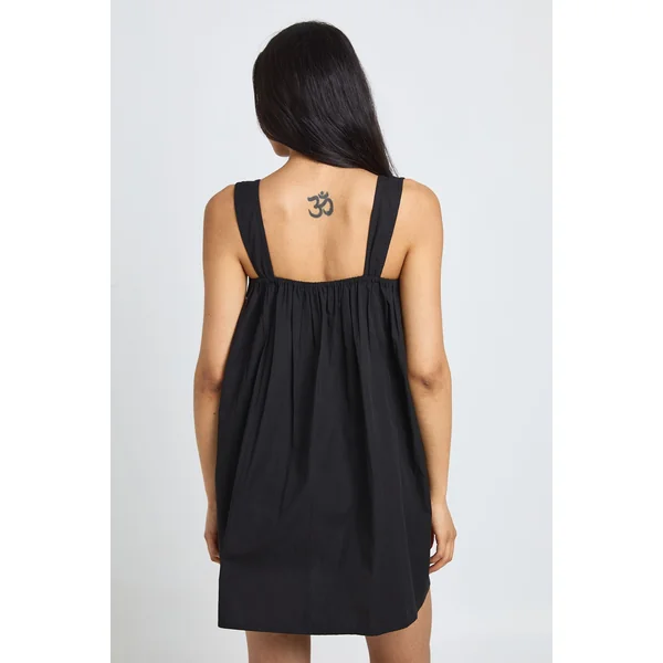 Robe Courte Smock Grande Taille Avec Détail Nœud Devant