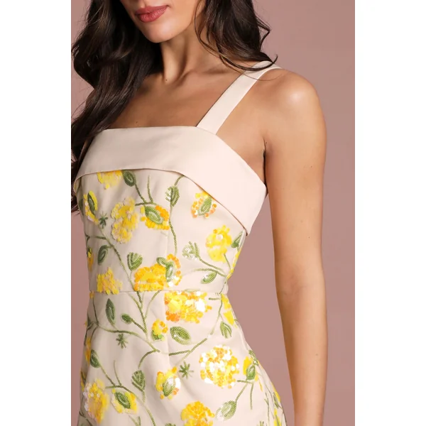 Robe Crayon À Sequins Floraux Coast Muse