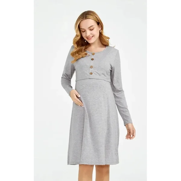 Robe D’Allaitement Grise