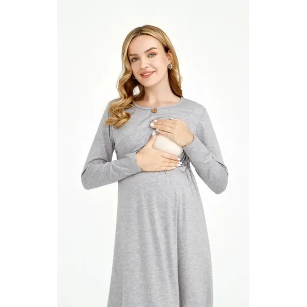 Robe D’Allaitement Grise