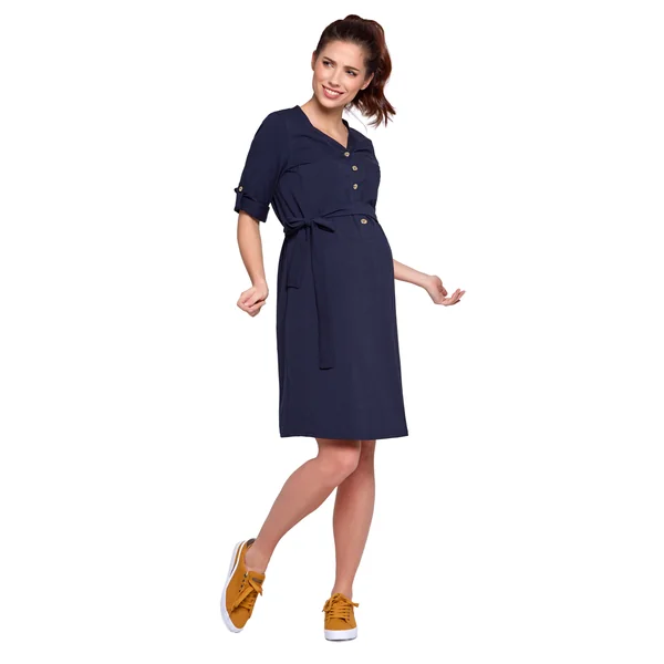 Robe de grossesse et d'allaitement Alison en coton - Reste L