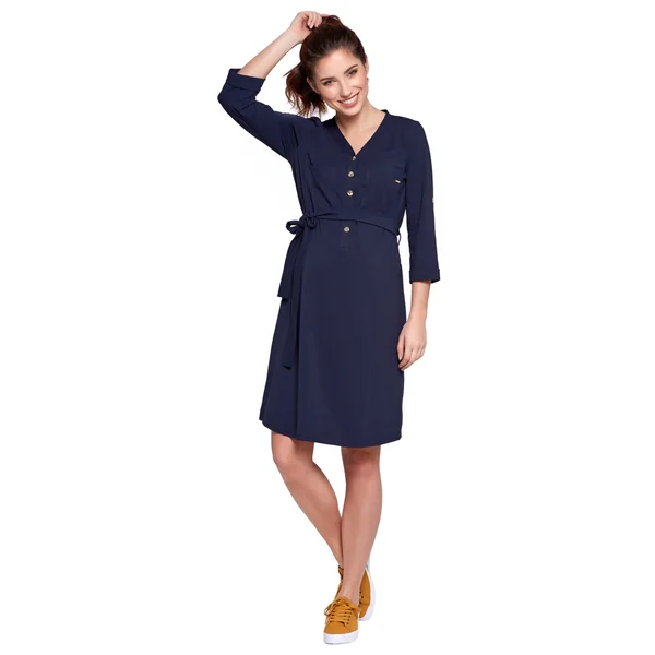 Robe de grossesse et d'allaitement Alison en coton - Reste L