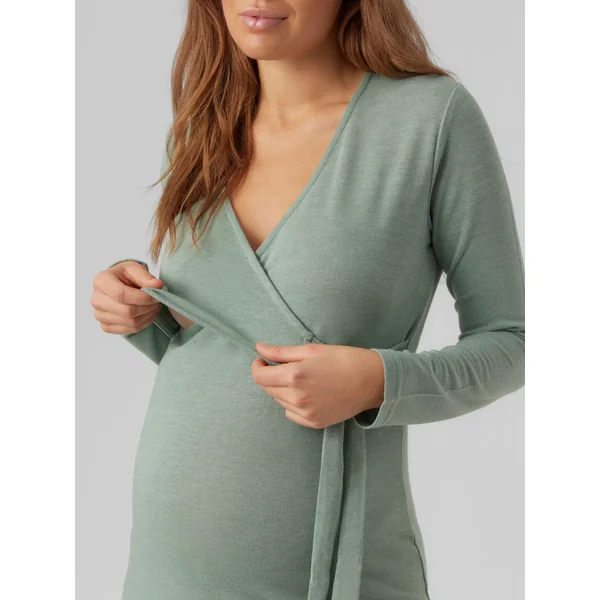 Robe de grossesse et d'allaitement en maille ultra douce MLCassie - Reste 1S