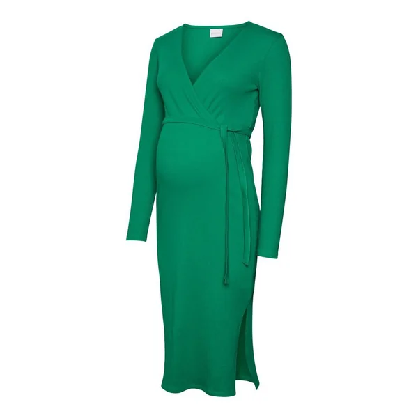 Robe de grossesse et d'allaitement mi-longue en coton biologique et modal - Reste 1S