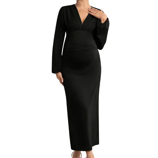 Robe de Grossesse Longue Chic Eté