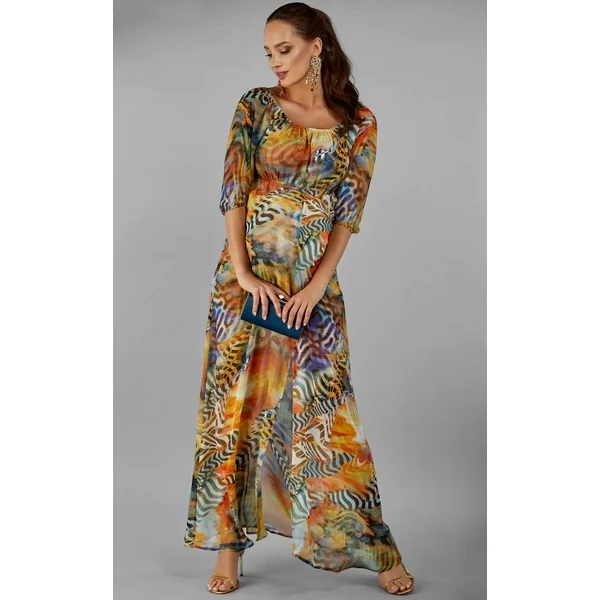 Robe de grossesse longue de cérémonie Irène - Reste 1S/M