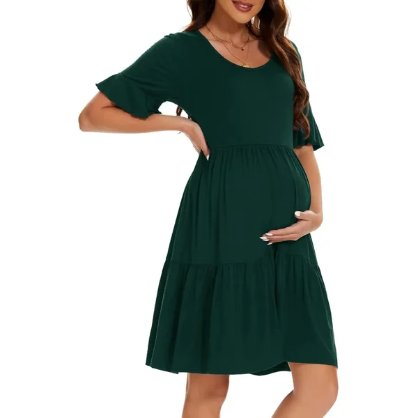 Robe de Grossesse mi Longue