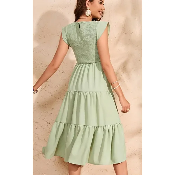 Robe de Grossesse Plissée